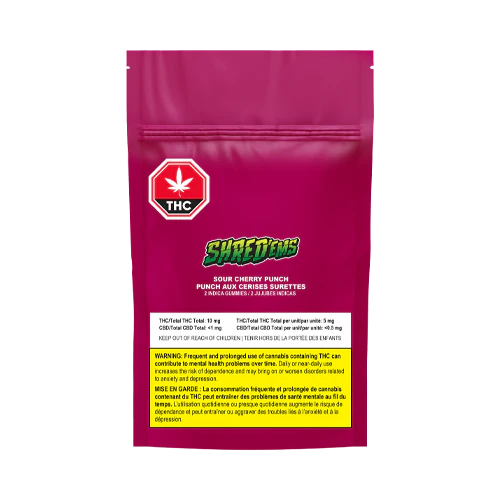 SHRED Sour Cherry Punch Soft Chews